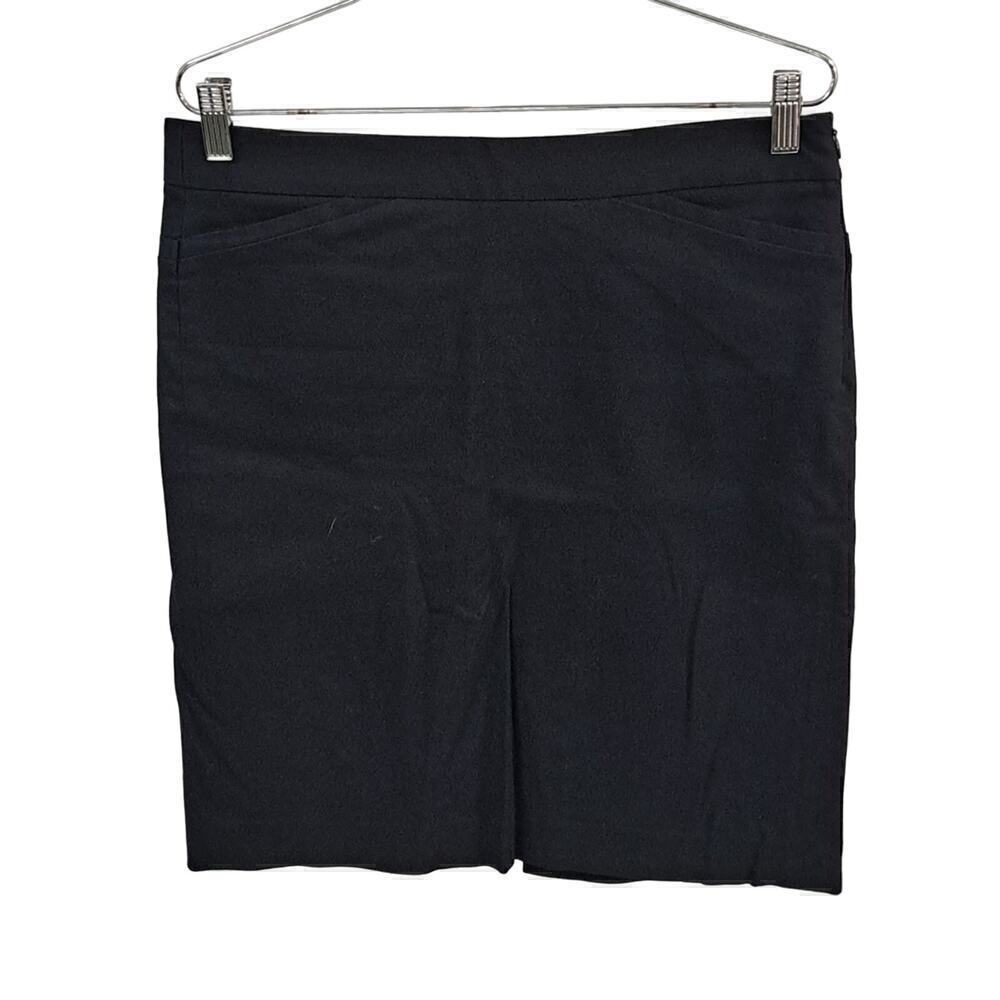 Theory black mini skirt size 8